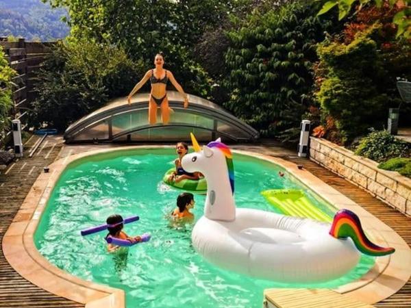 Chalet Indépendant Avec Piscine Chauffée, Spa Et Terrasse Près Des Sentiers De Randonnée - Fr-1-589-387 - Vogesen