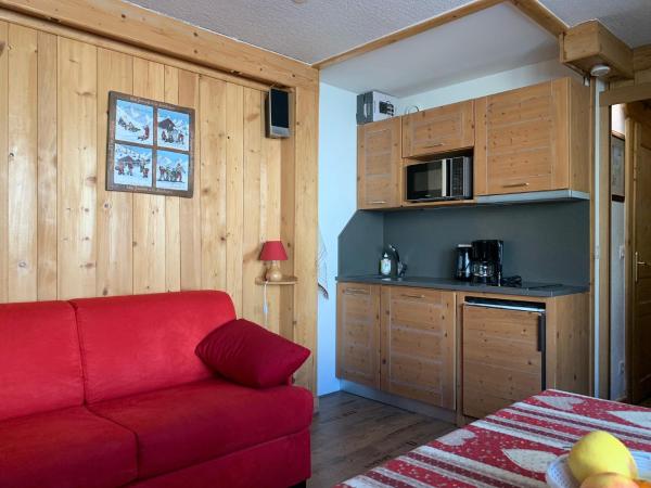 På billedet ses objektet Studio 20 Les Grandes Platières beliggende i byen Tignes.