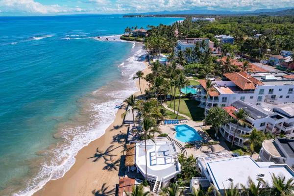 A la foto es mostra l'objecte Oceanfront Kite Beach Studio with Pool and fast WiFi situat a la ciutat de Cabarete.