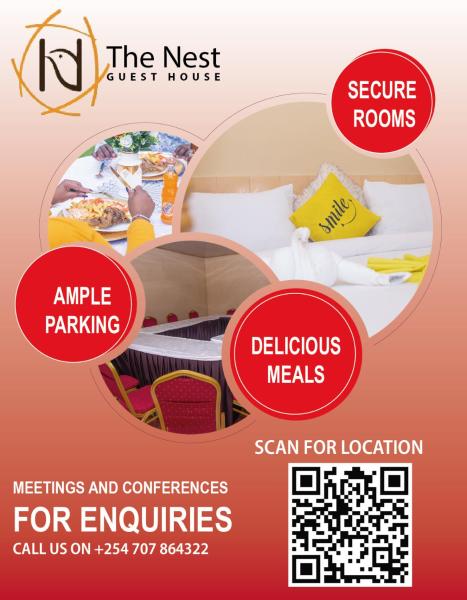 Kuvassa näkyy kohde The Nest Guest House, joka sijaitsee kaupungissa Litein.