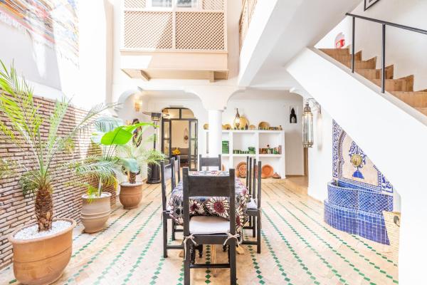 En la foto se muestra el objeto Riad Kasbabouch - Breakfast - 10mn to Jamaa Al Fna ubicado en la ciudad de Marrakech.