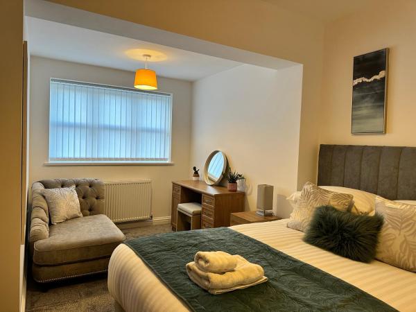 På bildet vises objektet Belsay 4 bedroom bungalow with loft conversion som ligger i byen Peterlee.