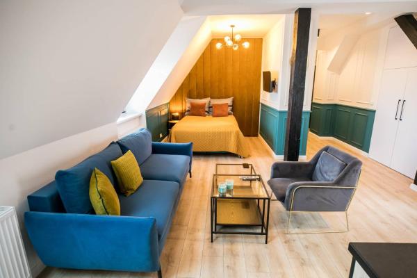 På bildet vises objektet Loft 38 z tarasem som ligger i byen Toruń.