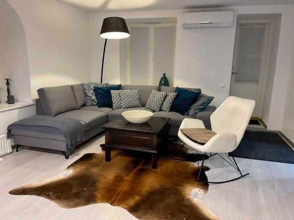 Na zdjęciu widoczny jest obiekt Luxury penthouse with terrace & sauna in Old Town położony w mieście Toompea.
