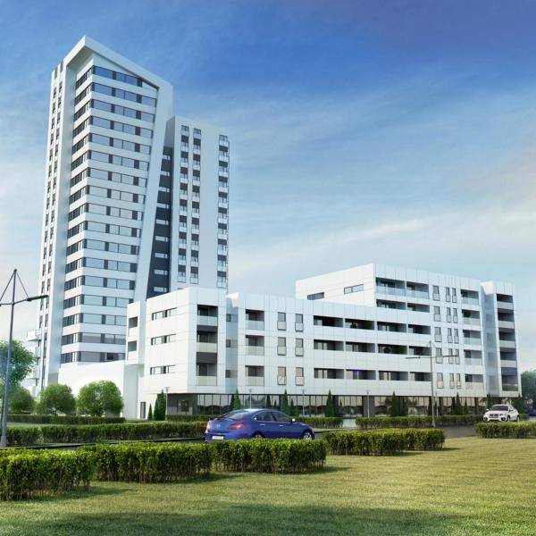 A la foto es mostra l'objecte Prestige Aquapark Apartments - Aquatower situat a la ciutat de Reda.