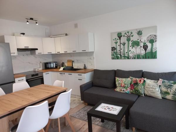 Na zdjęciu widoczny jest obiekt Apartament River Skierniewice położony w mieście Smolarnia.