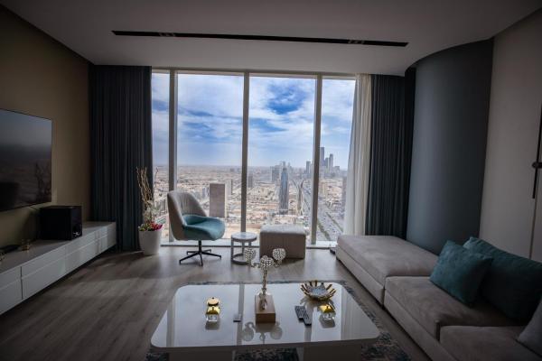 A la foto es mostra l'objecte Apartment Riyadh Rafal Tower 93 situat a la ciutat de Riad.