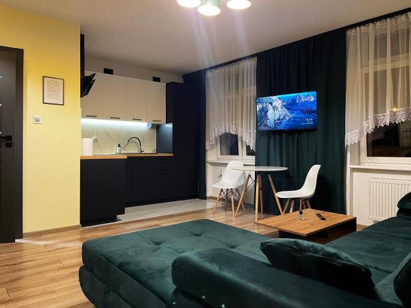 На фото показан объект Komfortowy Apartament w centrum, расположенный в городе Явожно.