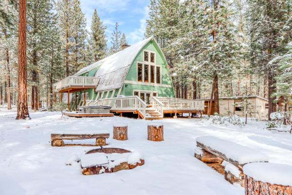 A la foto es mostra l'objecte Something to Write Home About situat a la ciutat de Sunriver.