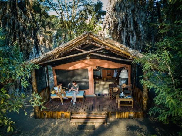 A la foto es mostra l'objecte Kisima Ngeda Camp situat a la ciutat de Mangola.