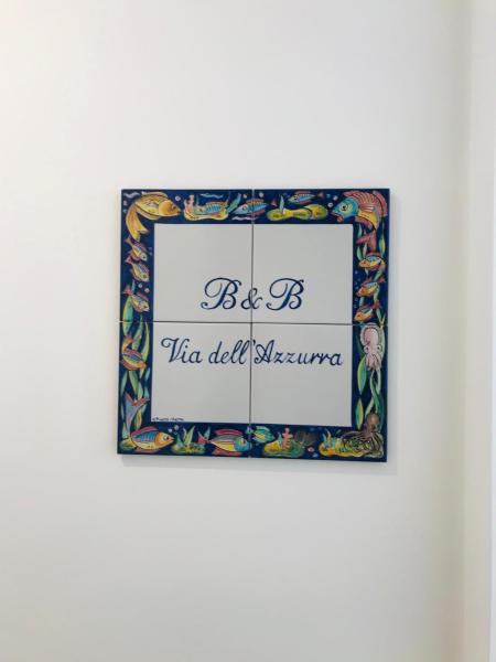 A la foto es mostra l'objecte B&B Via dell'Azzurra situat a la ciutat de Bari.