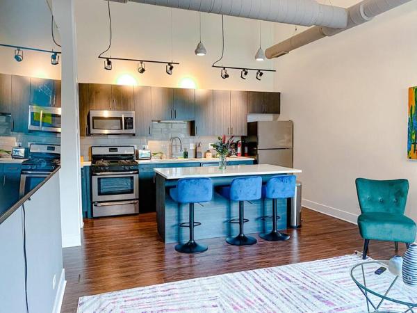 Foto 3: Chic & Central 420-Friendly 3BR Oasis with Optional Parking Near UIC, Roosevelt Station & Chicago's Top Attractions