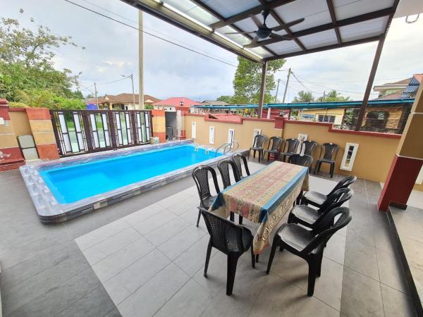 Na fotografii je vidět objekt HOMESTAY EPOH MANJOI WITH PRIVATE POOL AND JACUZZI nacházející se ve městě Ipoh.