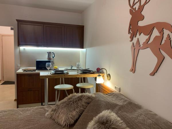A la foto es mostra l'objecte Bansko Ski To Door Studio De Luxe situat a la ciutat de Bansko.