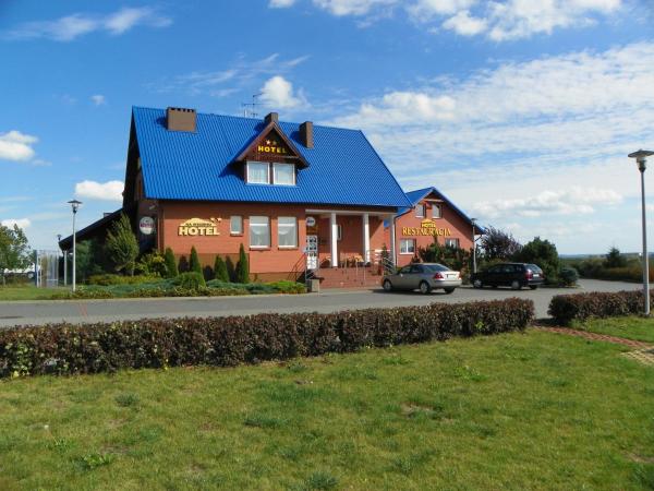 Na fotografii je vidět objekt Hotel Na Wzgórzu nacházející se ve městě Pelplin.