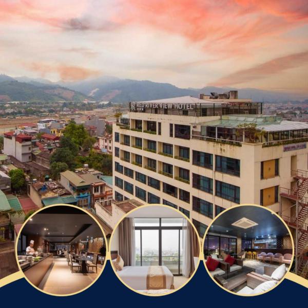 På billedet ses objektet Red River View Hotel beliggende i byen Bắc Tà.