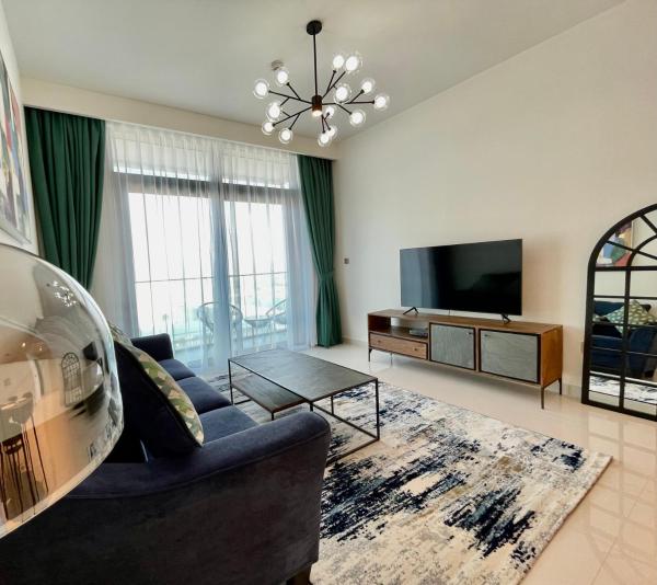 Na fotografii je vidět objekt Dar Vacation - High Floor Palm View 1BR Apartment nacházející se ve městě Dubaj.