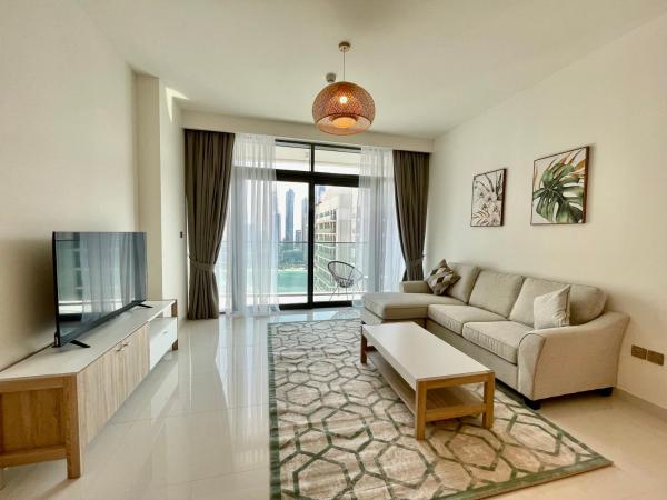 Na fotografii je vidět objekt Dar Vacation - Magnificent City View 1BR Apartment nacházející se ve městě Dubaj.