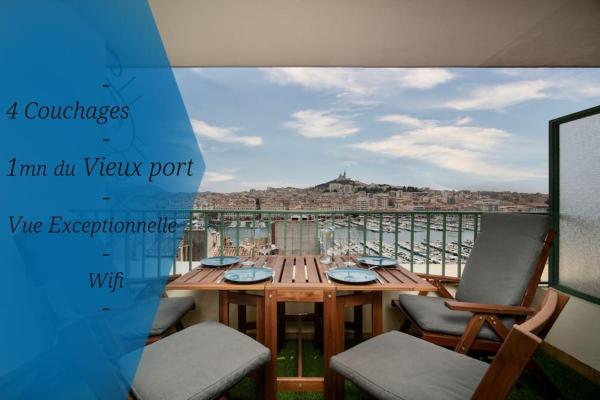 Terrace Apartment Old Port Exceptional View, Marseille