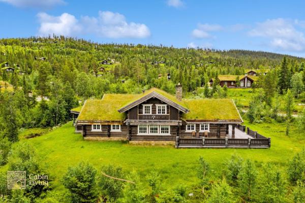 A la foto es mostra l'objecte Luxury Cabin at Nesfjellet with sauna, bbq, close to ski & golf situat a la ciutat de Nystølen.