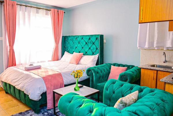På billedet ses objektet cozy Studio in Ruiru, OJ, Membly beliggende i byen Ruiru.