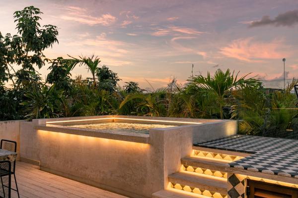 204 Hidden Gem Apartment In The Heart Of Tulum W/ Huge Private Terrace And Pool For 6 Pax - Tulum