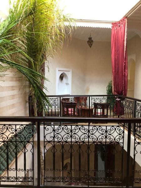 En la foto se muestra el objeto riad rose eternelle ubicado en la ciudad de Marrakech.