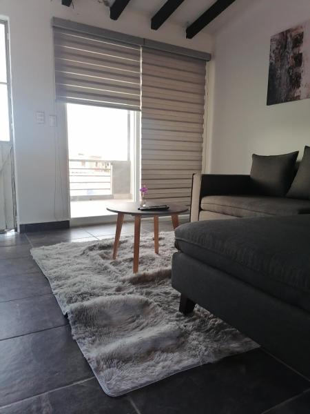 The photo shows the Camberos Place - centrally-located loft-penthouse located in the city of Puerto Vallarta.
