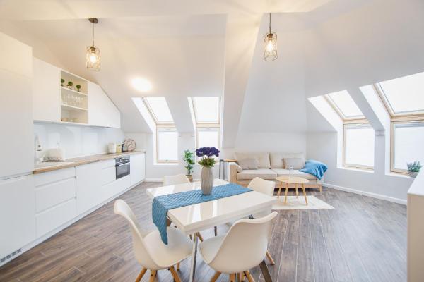 Na fotografii je vidět objekt Skylight Loft near City Center nacházející se ve městě Oradea.