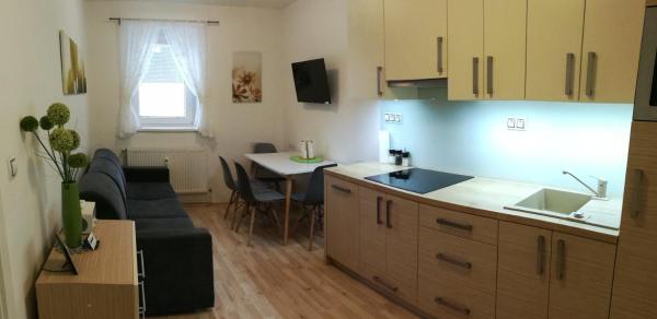 På bildet vises objektet Apartmán Cardovi som ligger i byen Dolní Morava.