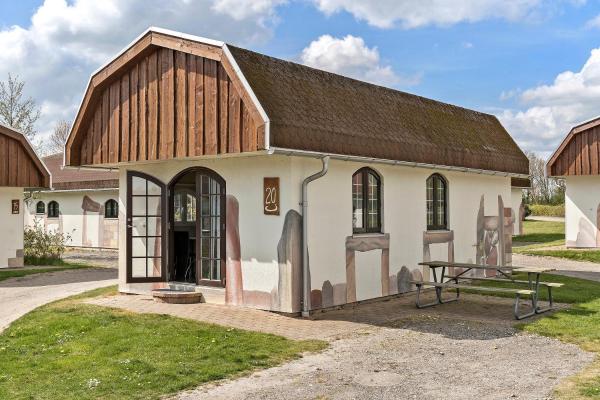 A la foto es mostra l'objecte First Camp Hasmark Camping Resort & Cottages situat a la ciutat de Otterup.