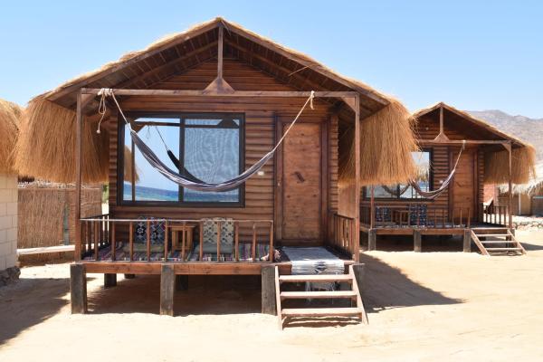 På billedet ses objektet Shanty beach camp suer beliggende i byen Nuweiba.