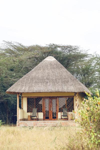 A la foto es mostra l'objecte Olaloi Mara Camp situat a la ciutat de Masai Mara.