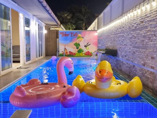 På billedet ses objektet Tinker Bell Pool Villa beliggende i byen Jomtien Beach.