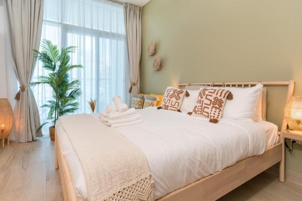 Na fotografii je vidět objekt Stunning Apt Marina view with Balcony nacházející se ve městě Dubaj.
