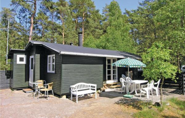 Na fotografii je vidět objekt Holiday Home Ridderstien nacházející se ve městě Spidsegård.