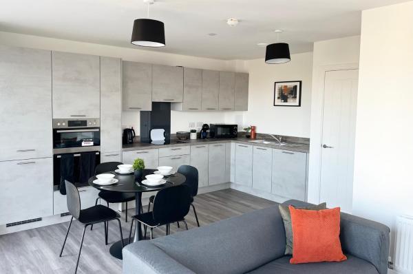 Na foto é possível ver o objeto Riverside Apartment Chelmsford localizado na cidade de Chelmsford.