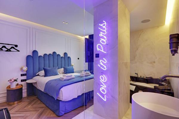 På bildet vises objektet Private suite with jacuzzi - 2P - Rivoli som ligger i byen Paris.