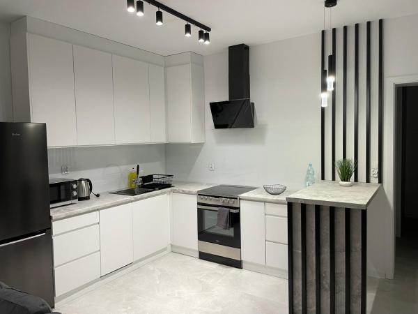 A la foto es mostra l'objecte Apartament Pendereckiego situat a la ciutat de Suwałki.