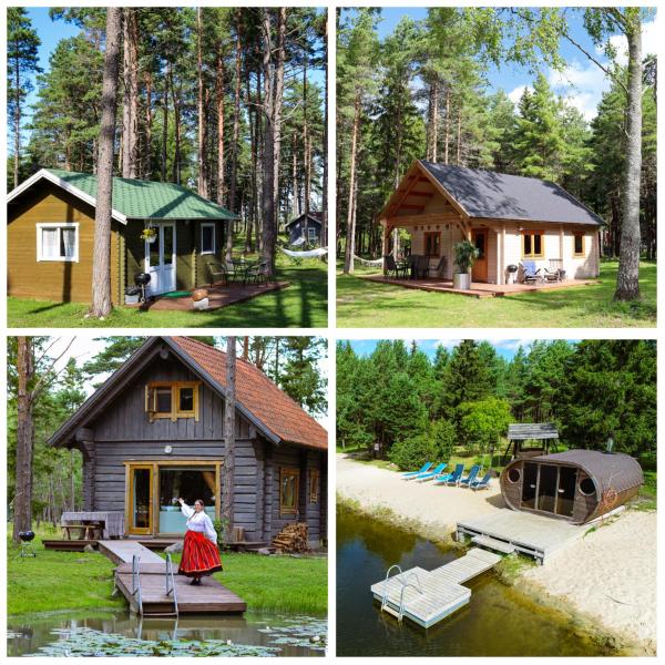 Na zdjęciu widoczny jest obiekt Ungru Holiday Houses położony w mieście Hellamaa.