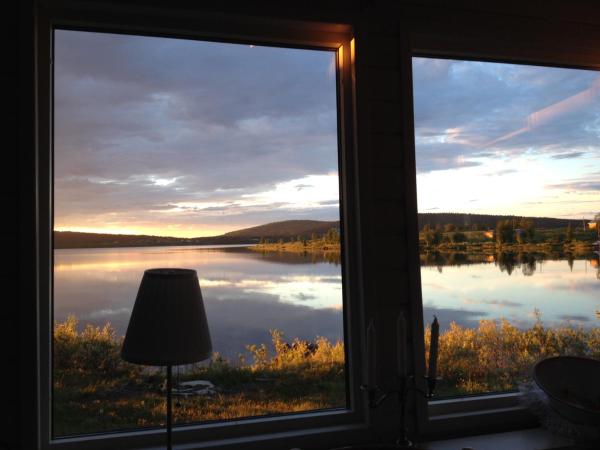 Na foto é possível ver o objeto Lakeside cottage in Lapland with great view localizado na cidade de Puoltikasvaara.
