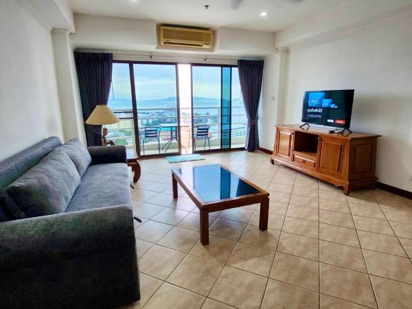 På billedet ses objektet View Talay 2 80sqm sea view beliggende i byen Jomtien Beach.