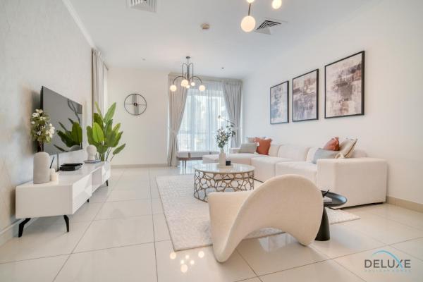 Na fotografii je vidět objekt Harmonious 1BR at Al Shera Tower JLT by Deluxe Holiday Homes nacházející se ve městě Dubaj.