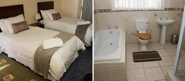 A la foto es mostra l'objecte Ebony and Ivory Guesthouse situat a la ciutat de Huntley.