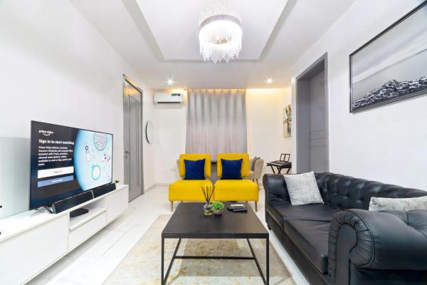 A la foto es mostra l'objecte Exclusive Upscale 1 Bedroom Apartment in Lekki phase 1 situat a la ciutat de Lagos.