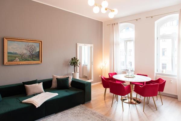Nella foto è visibile l'oggetto The Grande Kaßberg Apartment - Balkon, Netflix, Nespresso, Zentral situato nella città di Chemnitz.