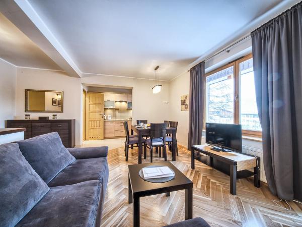 A la foto es mostra l'objecte VisitZakopane - Lemon Apartment situat a la ciutat de Zakopane.