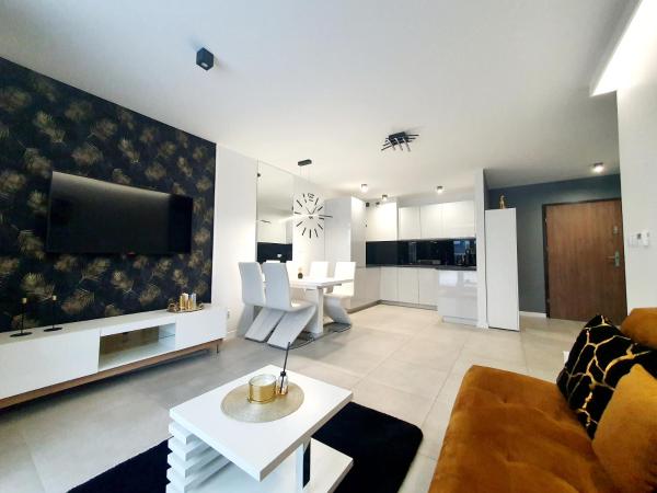 Na zdjęciu widoczny jest obiekt Konopnickiej 88 Cosy Apartment położony w mieście Sosnowiec.