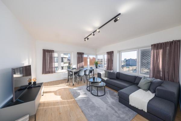 A la foto es mostra l'objecte Bright cosy corner & free parking situat a la ciutat de Oostende.