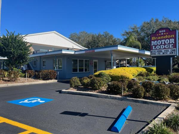 A la foto es mostra l'objecte Brandon Motor Lodge situat a la ciutat de Brandon.